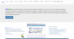 Desktop Screenshot of drillscience.com