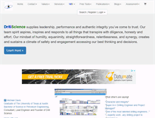 Tablet Screenshot of drillscience.com